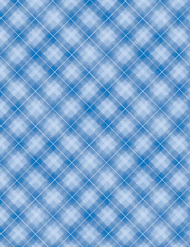 Let It Snow-Man! || Light Blue Plaid