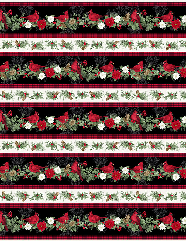 Cardinal Charm || Repeating Stripe Multi