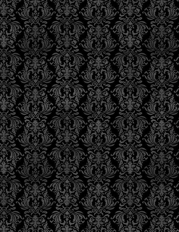 Cardinal Charm || Damask Black