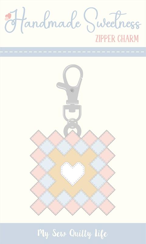 Granny's Hearts Zipper Charm By My Sew Quilty Life