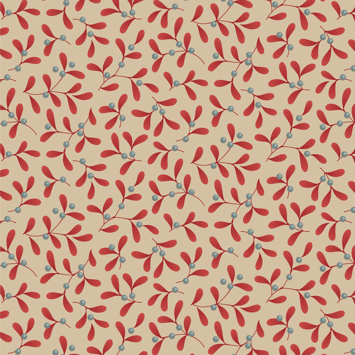 Merry Little Christmas || Mistletoe || Red