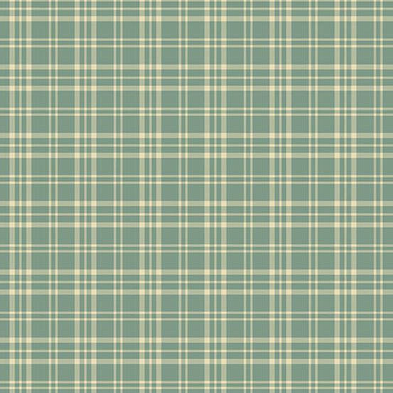 Jingle Bell || Pajama Plaid || Vintage Blue