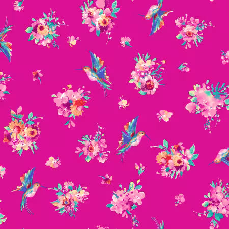 Summer Buzz || Pink Mini Hummingbird