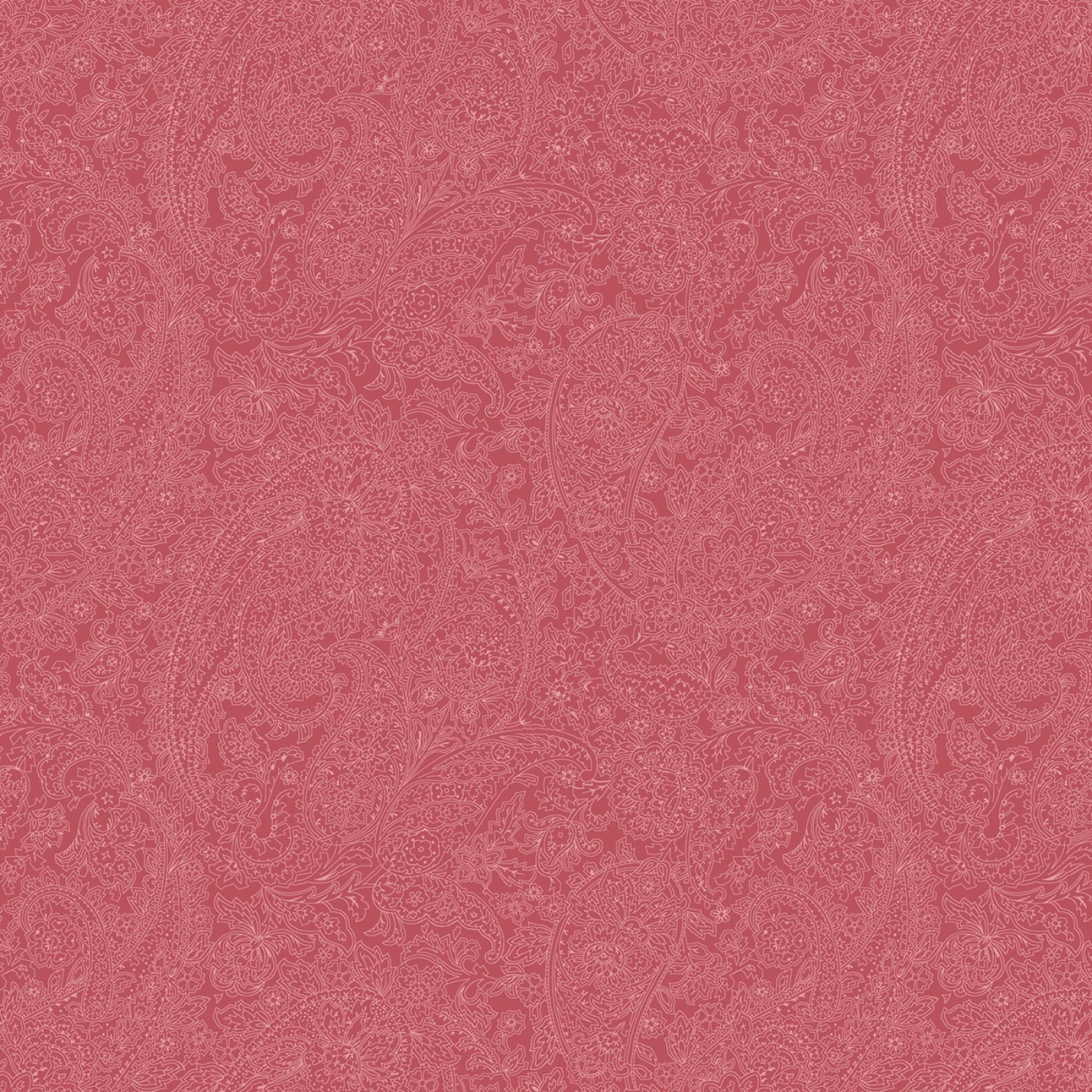 Meadow Blush || Dark Pink Paisley Lines