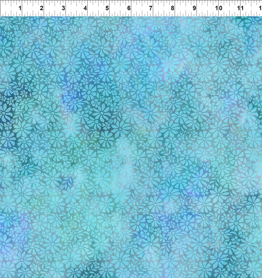 Dear Clara || Field Tonal Flowers || Sky Blue