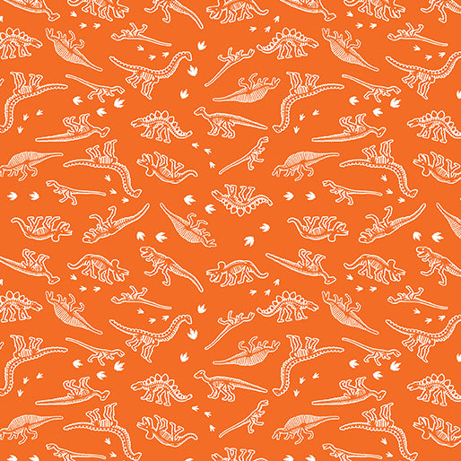 Mini Dino Skeletons Orange