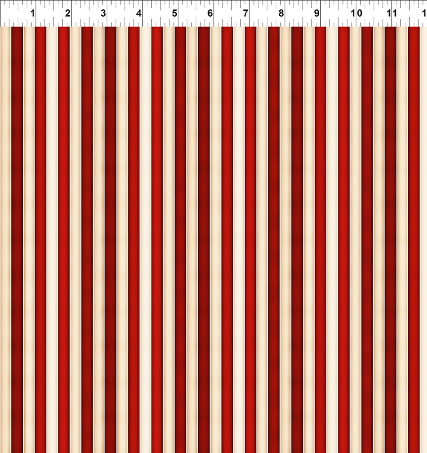 Winter Enchantment || Stripe || Red
