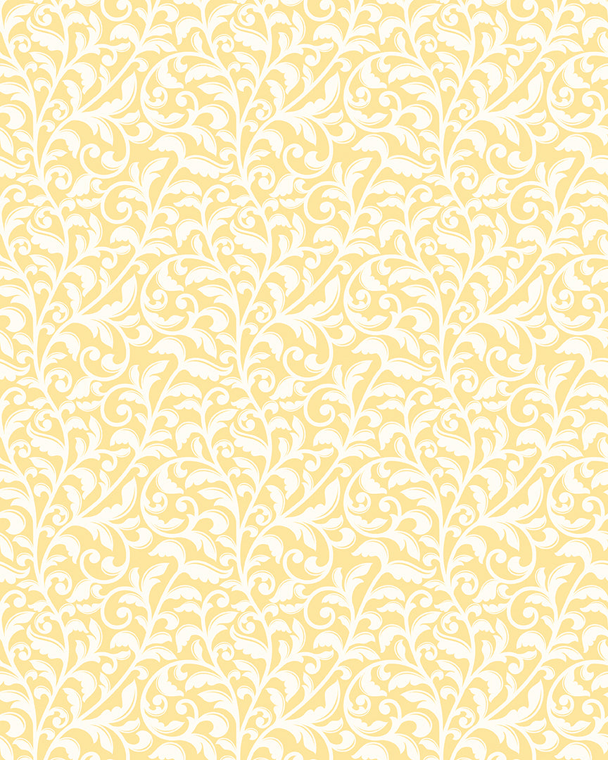 Garden Tea || Scroll Yellow