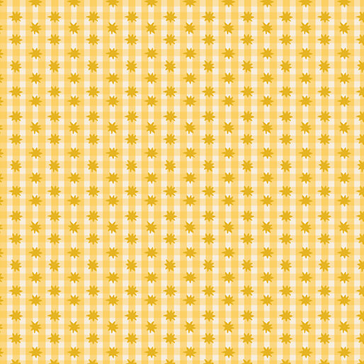 Into the Meadow || Star Gingham || Yellow