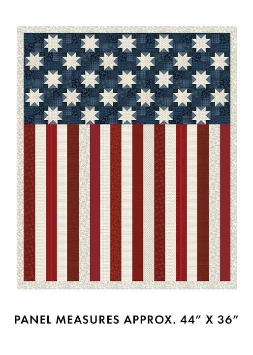 American Valor || 36" x 44" Navy/Red Panel