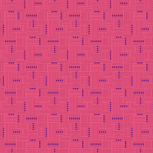 Basketweave || Raspberry
