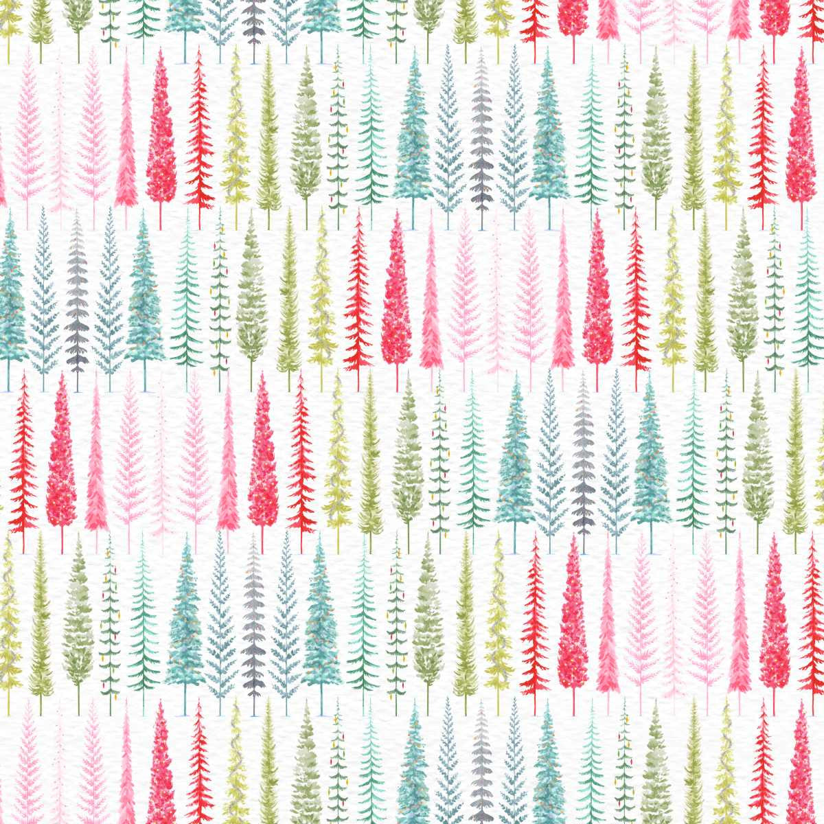 Christmas In Color || Christmas Tree Rows