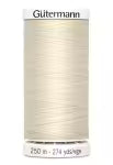 Sew-all Polyester All Purpose Thread 250m/273yds || Eggshell