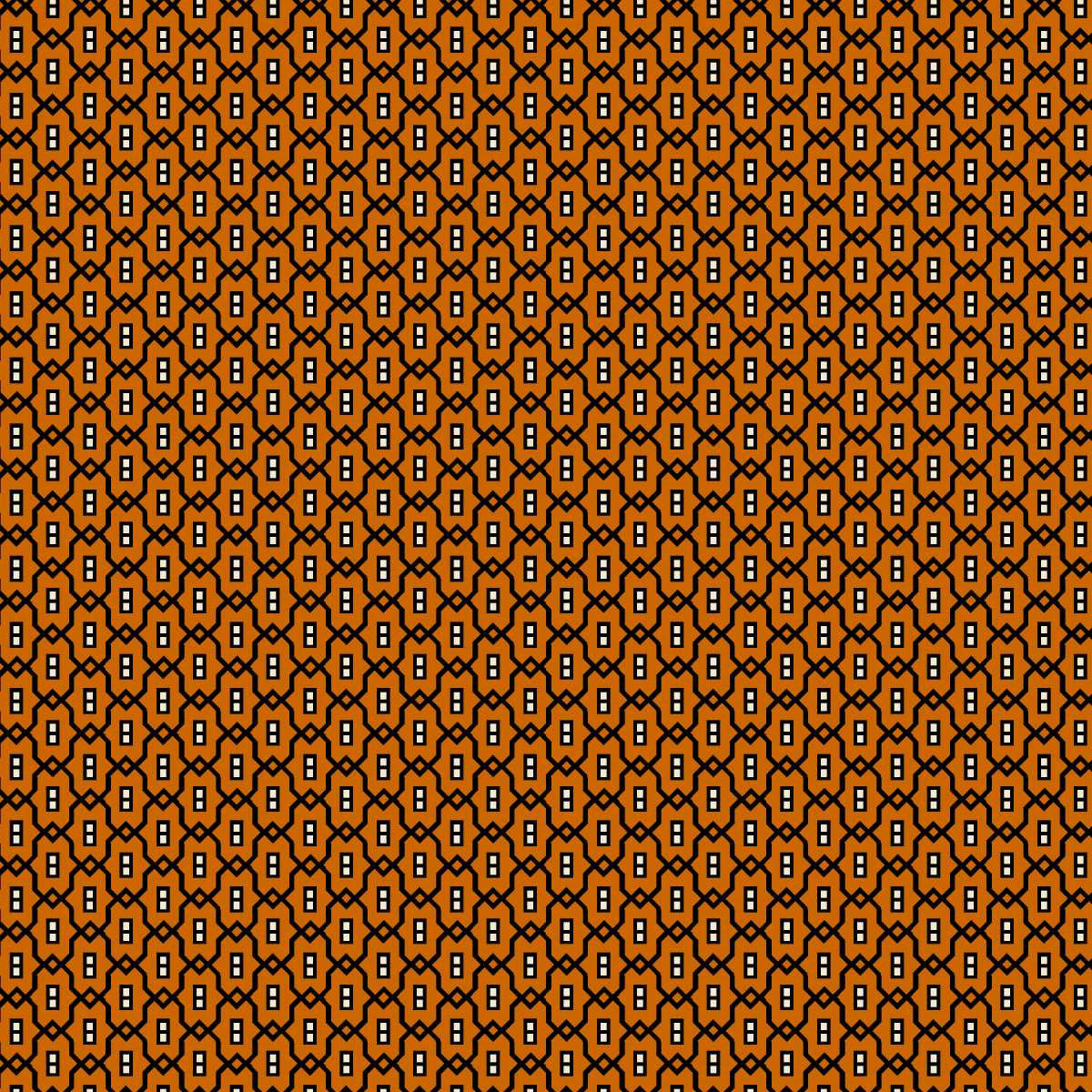 Mr Moon || Geometric || Orange