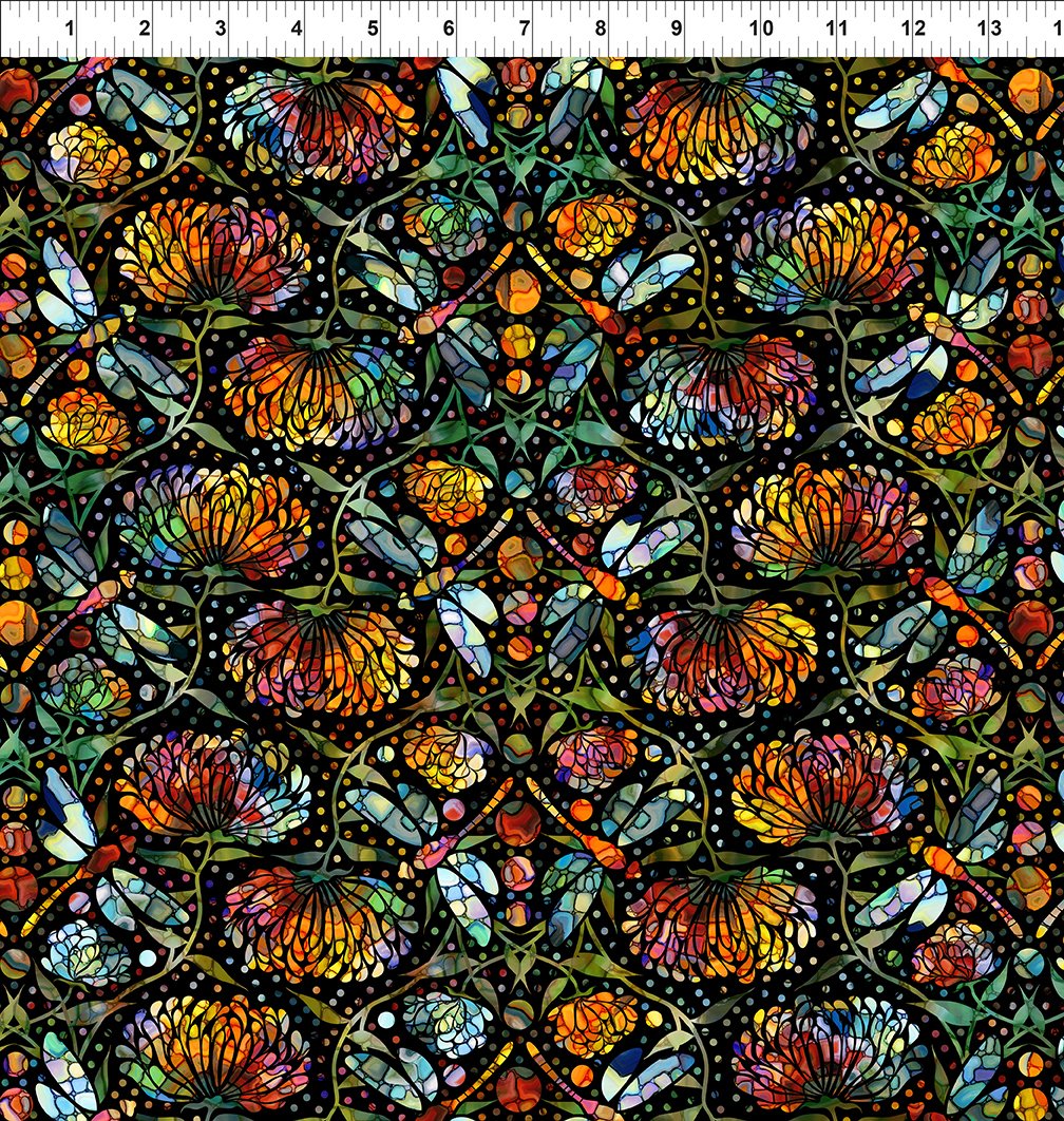 Dear Clara || Stained Glass Dragonflies || Multi