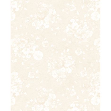 Pansy Fields || Floral Silhouttes || Cream