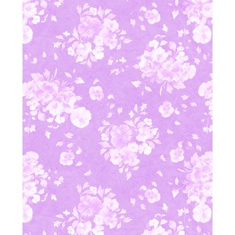 Pansy Fields || Floral Silhouettes || Fuchsia