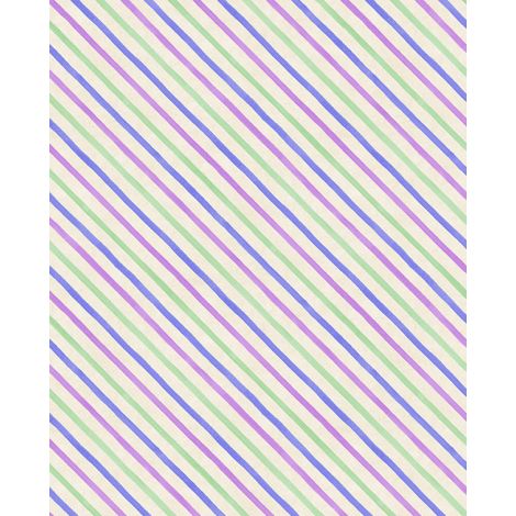 Pansy Fields || Diagonal Stripes || Cream