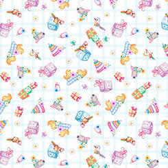 Little Ones || Toy & Bird Toss || White