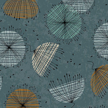Wisps On The Wind || Contempo Flowers || Dusty Teal