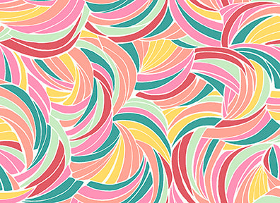 Flora || Swirls || Pink