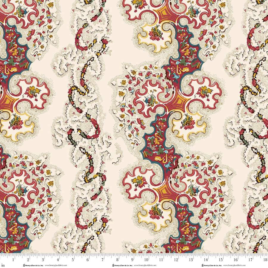 Lost Gardens of Heligan || 108" Wideback || Cream Multi