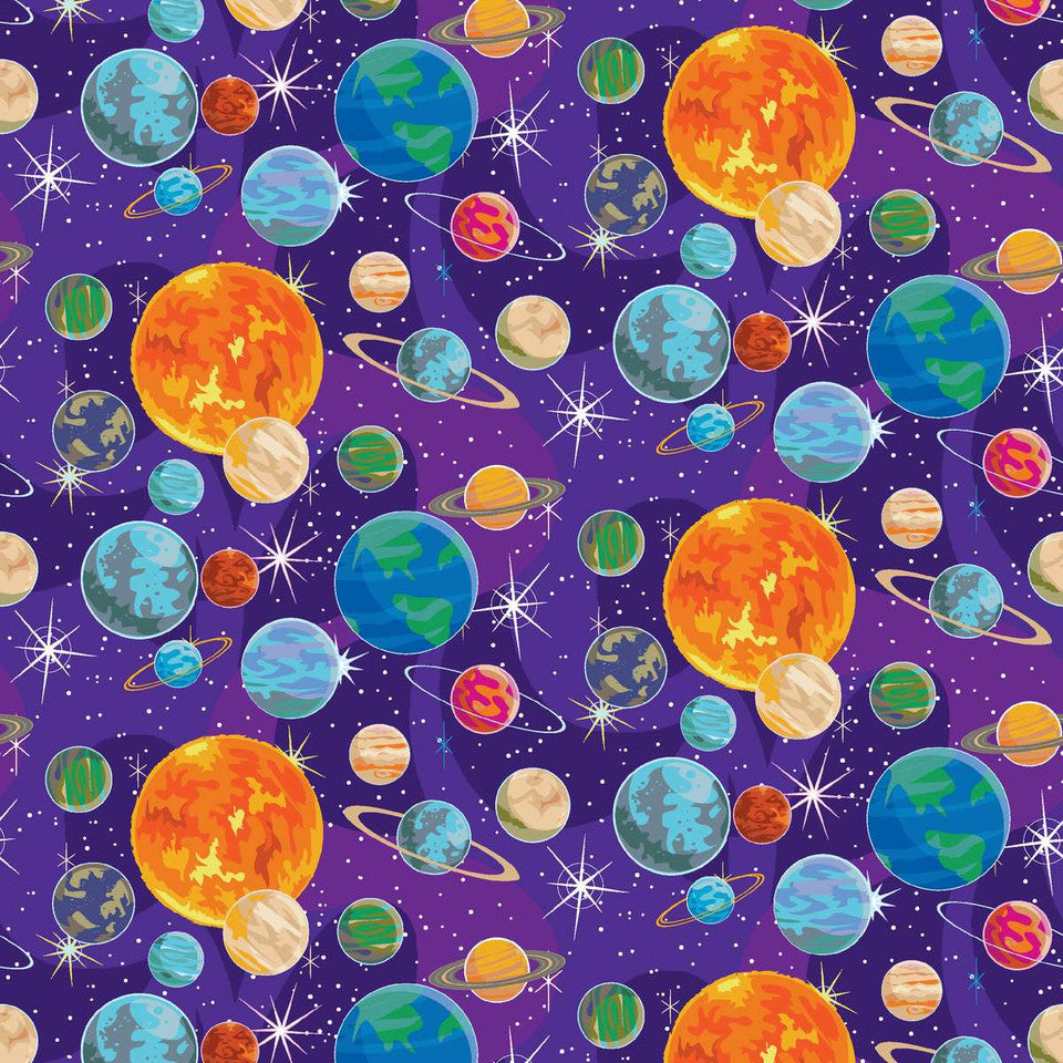 Cosmic Countdown || Planets || Purple
