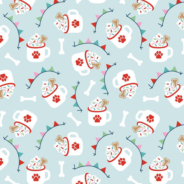 Winter Waggers || Pup Cups || Light Blue