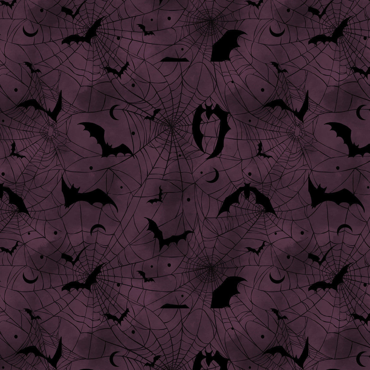 Darkly Enchanted || Spiderweb with Bats || Plum