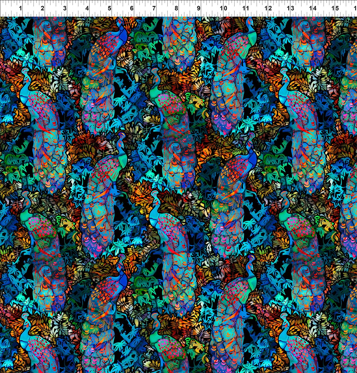 Dear Clara || Stained Glass Peacocks || Multi