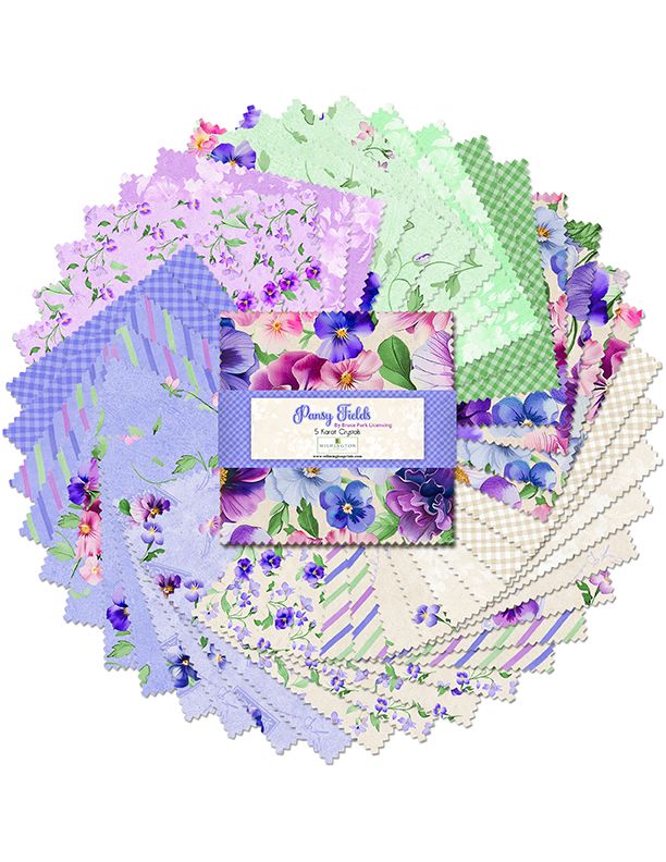 Pansy Fields || 5" Karat Crystals
