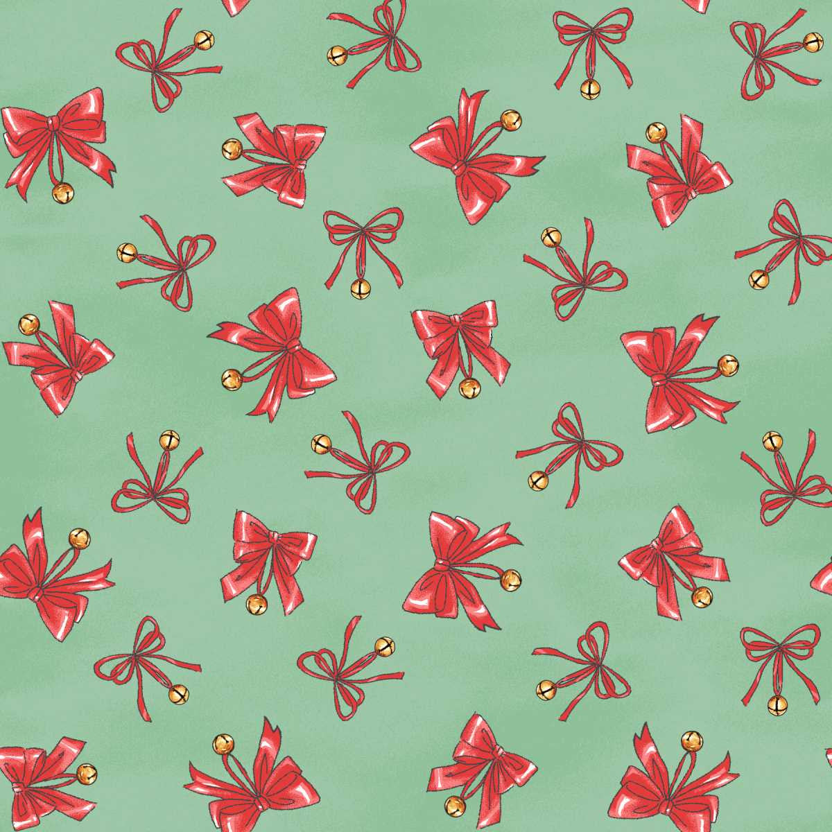 Christmas at Pooh Corner || Bows || Light Green