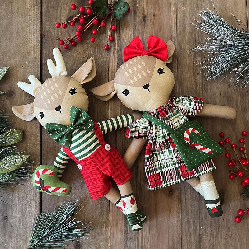 Holiday Cheer || Reindeer Stuffies || Panel
