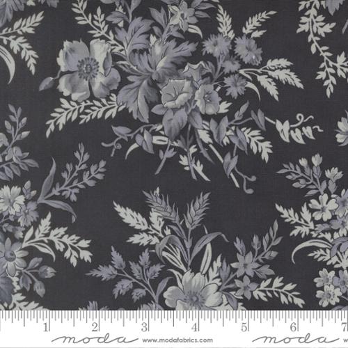 Breathtaking Blues Bouquets Midnight Fabric by Moda