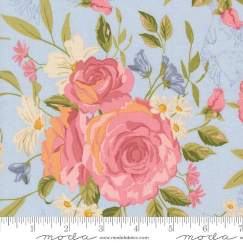 My Secret Garden || Grandmas Rose Garden Florals || Sky