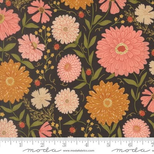Ladybug Whimsy || Zinnias || Midnight