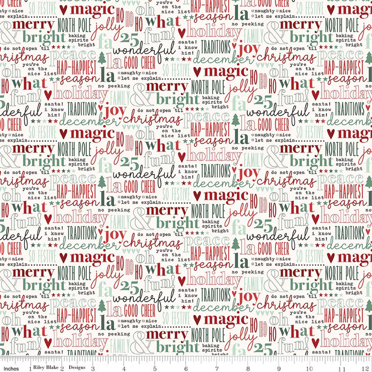 Evergreen Wishes || Text || Cream