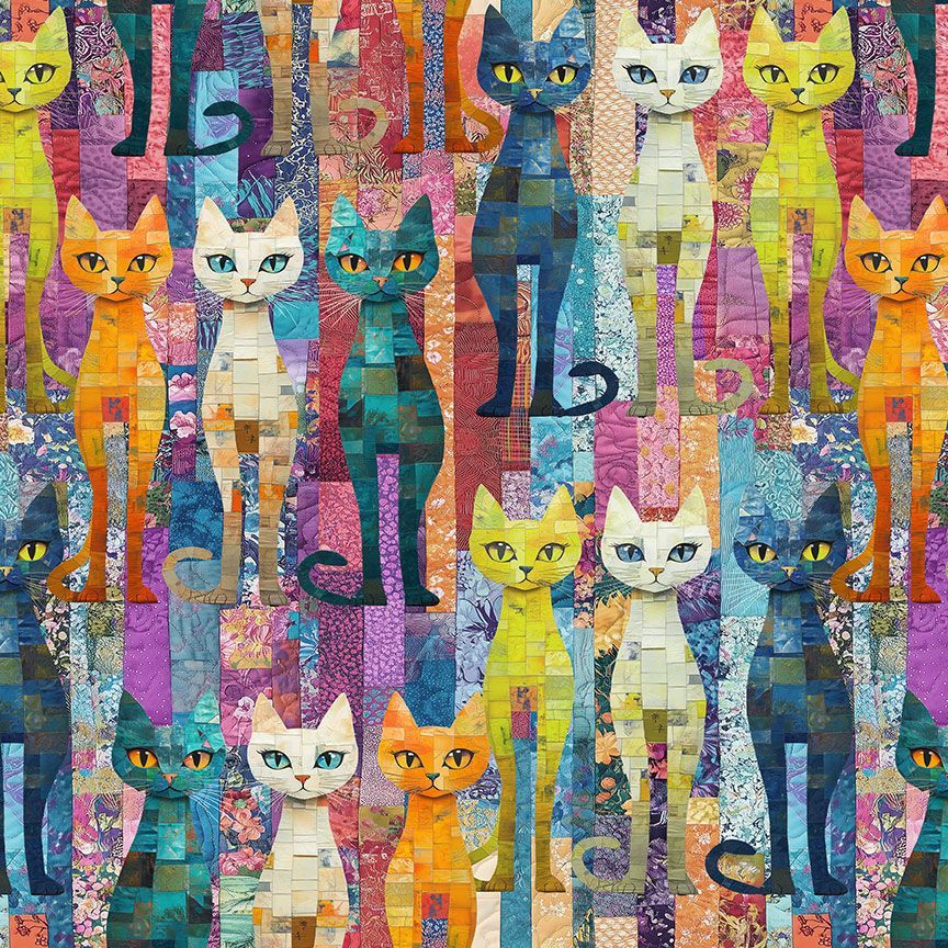 Sophisticat || Packed Quilt Cats