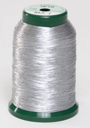 KingStar Metallic Embroidery Thread MA1 Aluminum