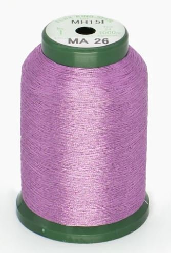 KingStar Metallic Embroidery Thread MA26 Light Purple