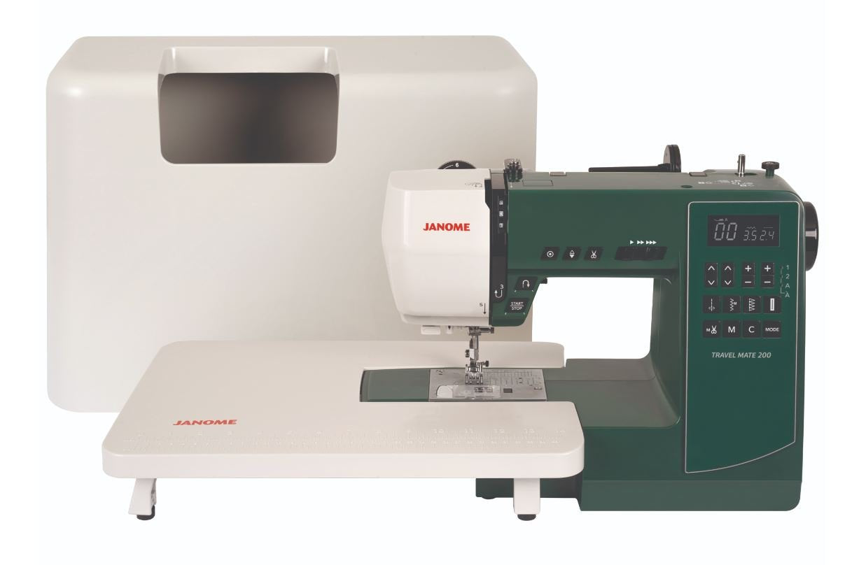 Janome Travel Mate 200 - Green (TM200) – Marietta's Quilt & Sew