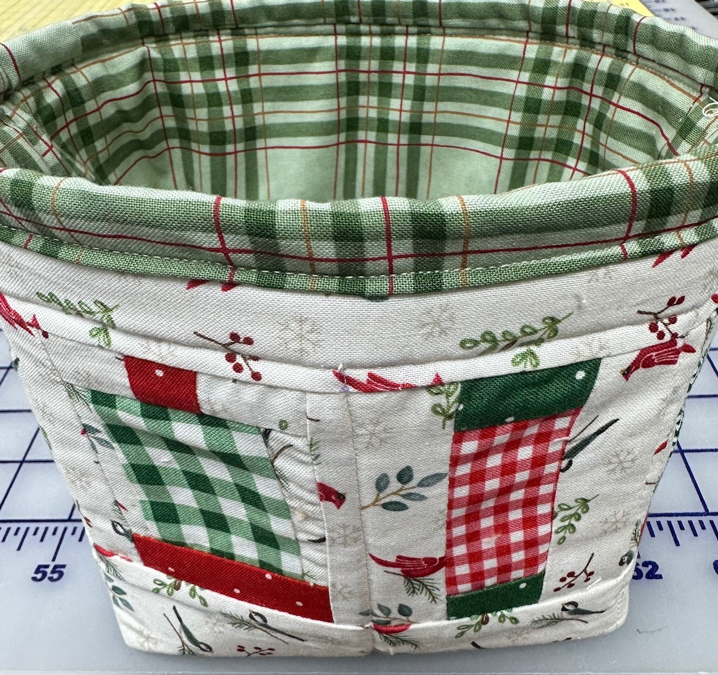 Spools Scrap Basket Holiday Fabric Kit