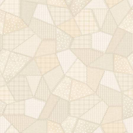 Woolies Flannel || Patchwork Quilt || Cream