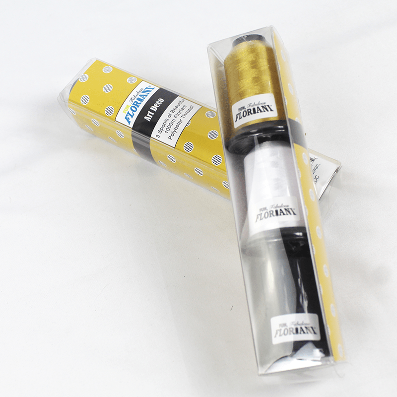 Floriani Thread || Art Deco || 3 Spool Set