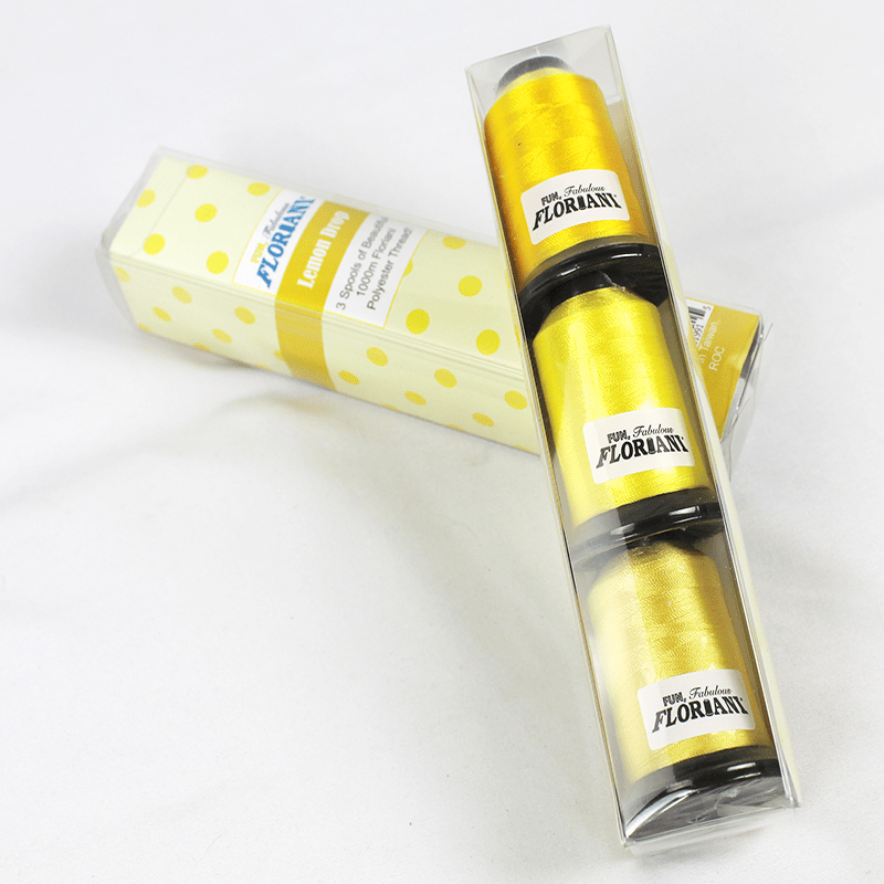 Floriani Thread || Lemon Drop || 3 Spool Set