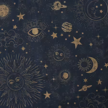 Cork || Zodiac Galaxy || 1/2 yard