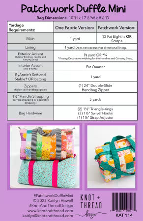 Patchwork Duffle Mini