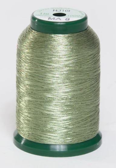 KingStar Metallic Embroidery Thread MA8 Pale Green