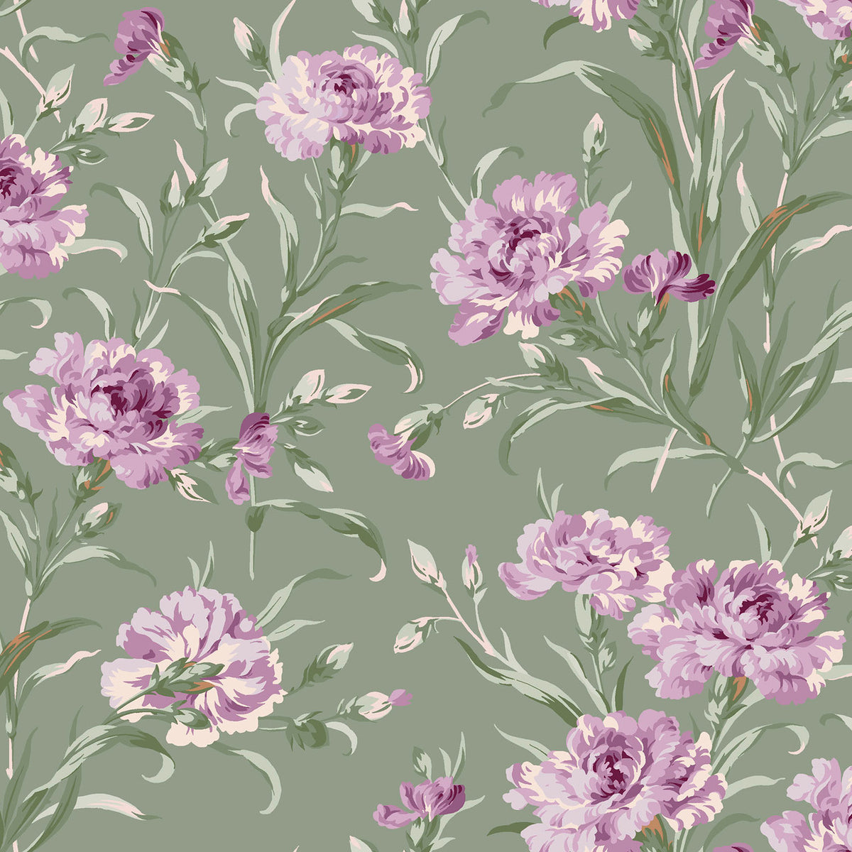 Courtland || Trailing Carnations || Sage Green