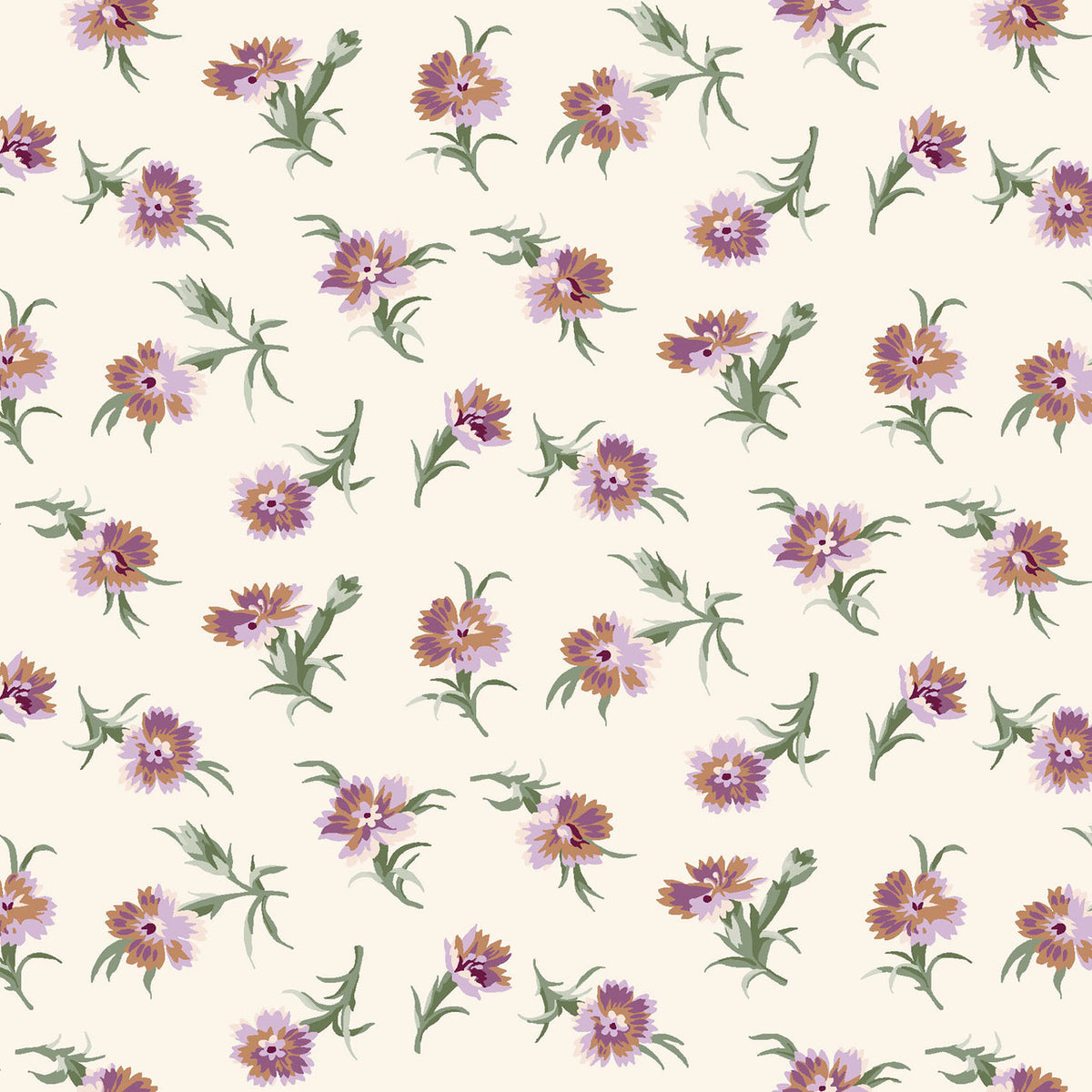 Courtland || Tossed Carnations || Cream